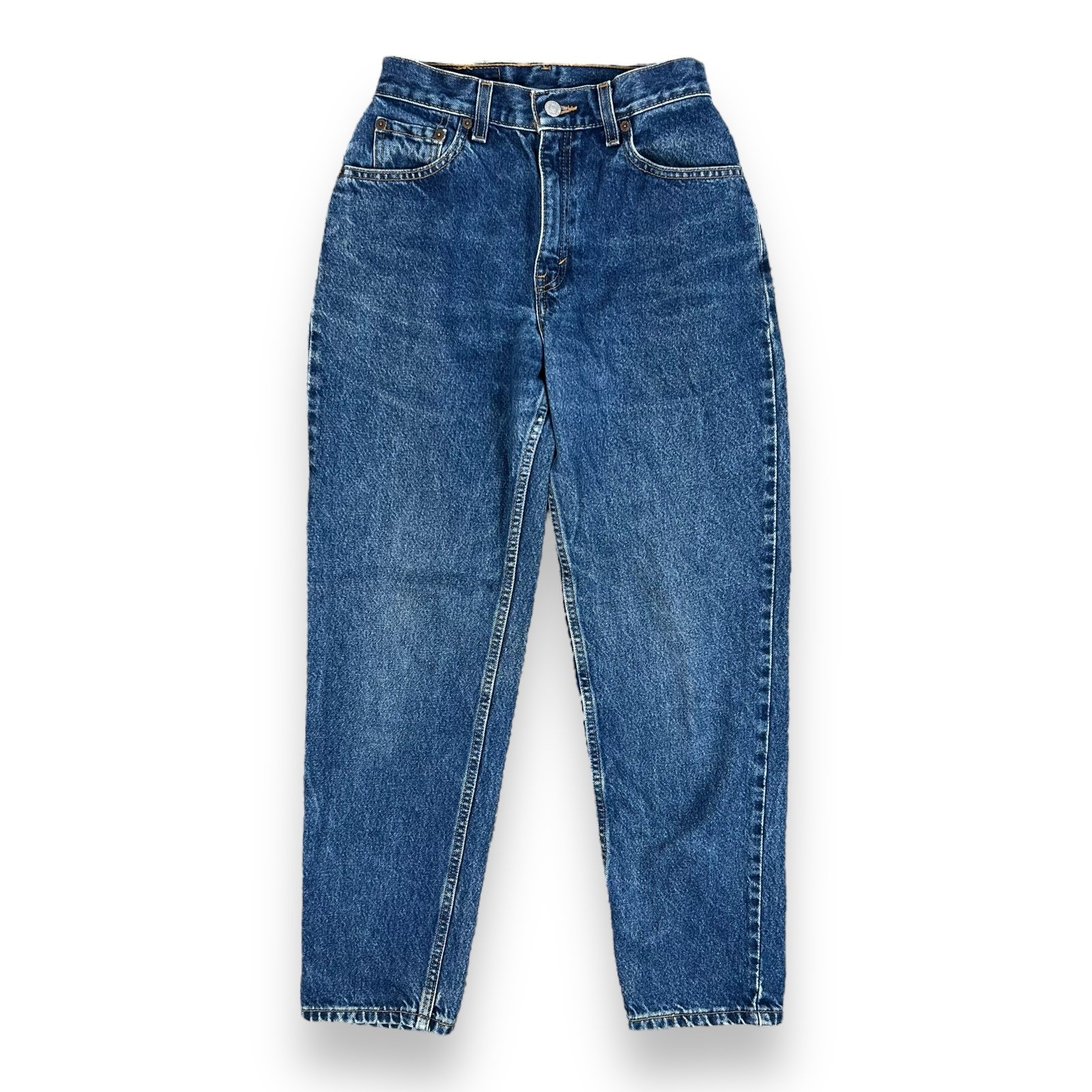 Vtg 90’s Levi’s 550 Relaxed Fit Tapered Leg Mom Denim Jeans USA Grunge Sz 4
