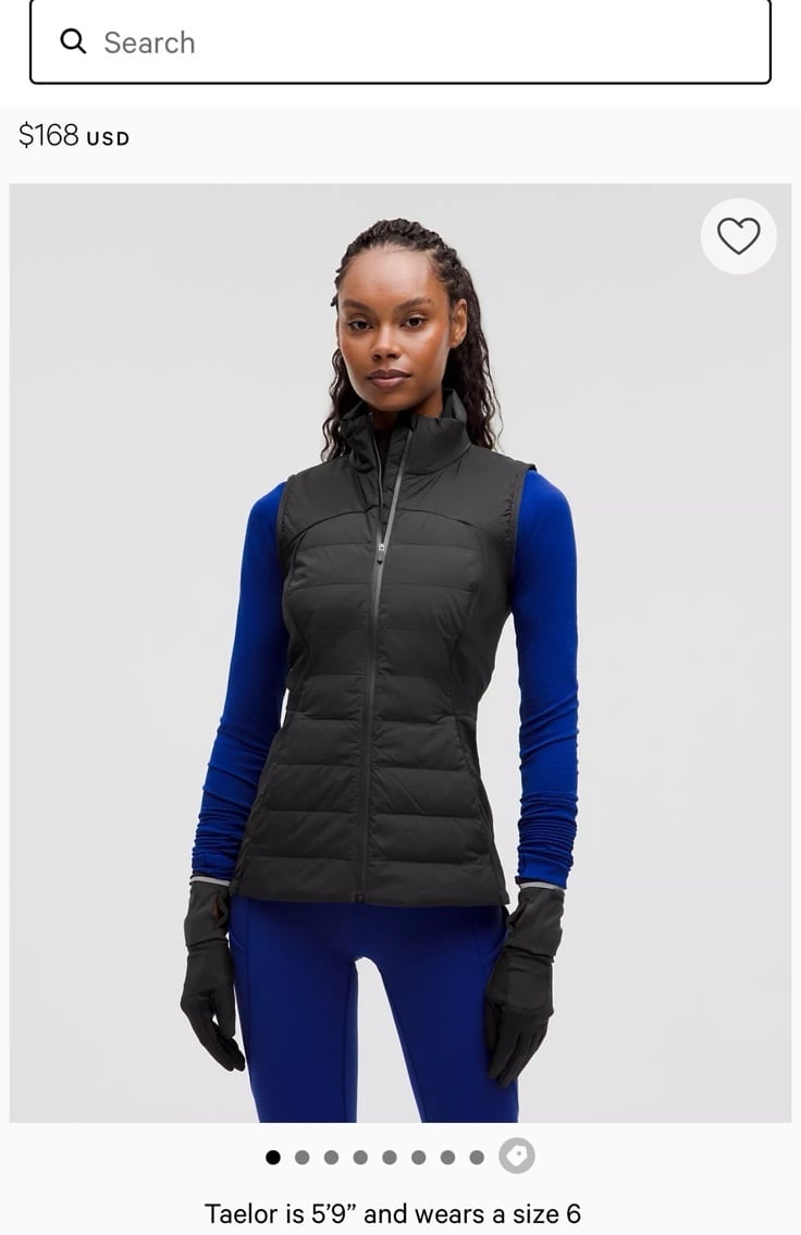 Women's Down for It All 700-Down-Fill Vest size 6