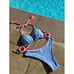 Lubyswim Daiane Handmade Brazilian Swimsuit Set Blue and Pink