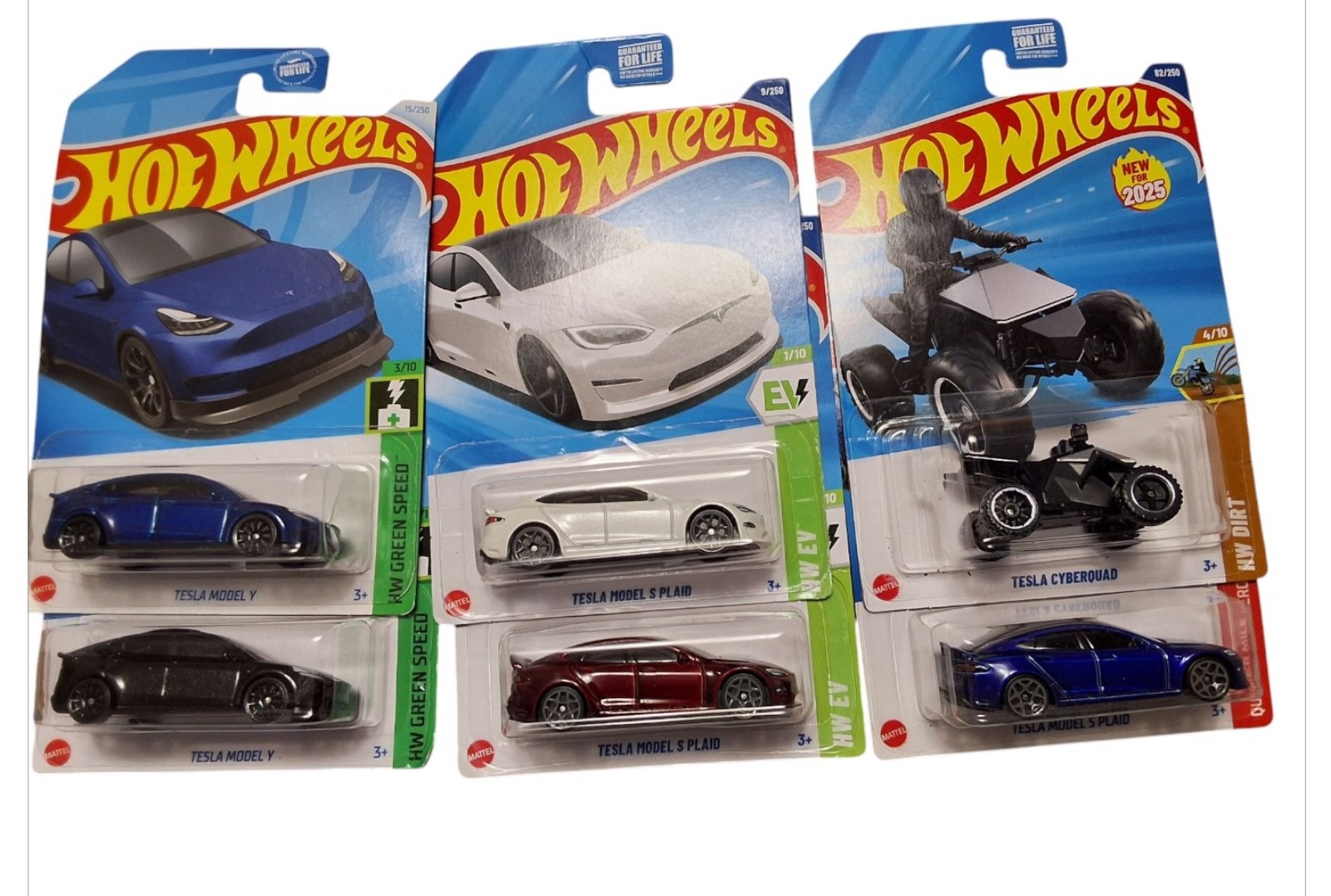 Hot wheels tesla set