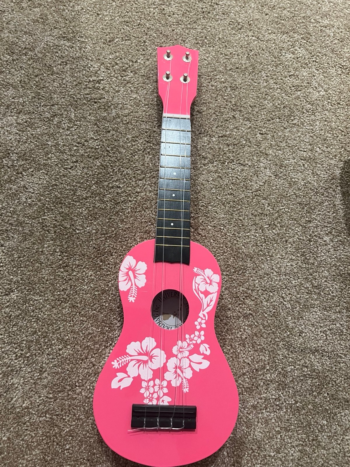 Ukulele Hawaiian Pink Small Ukelele