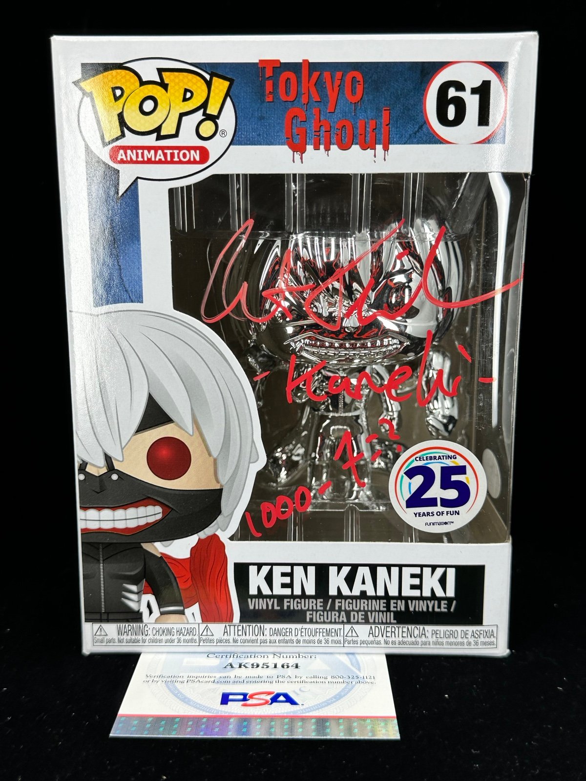 Autographed Tokyo Ghoul Ken Kaneki Funko Pop! #61