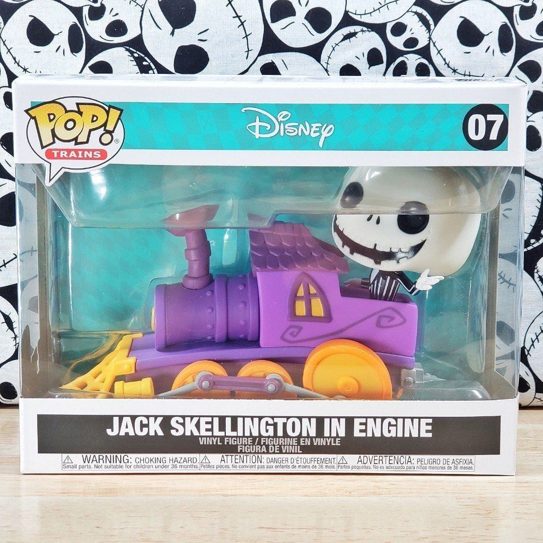 Funko PoP Trains #07 Jack Skellington in Engine The Nightmare Before Christmas