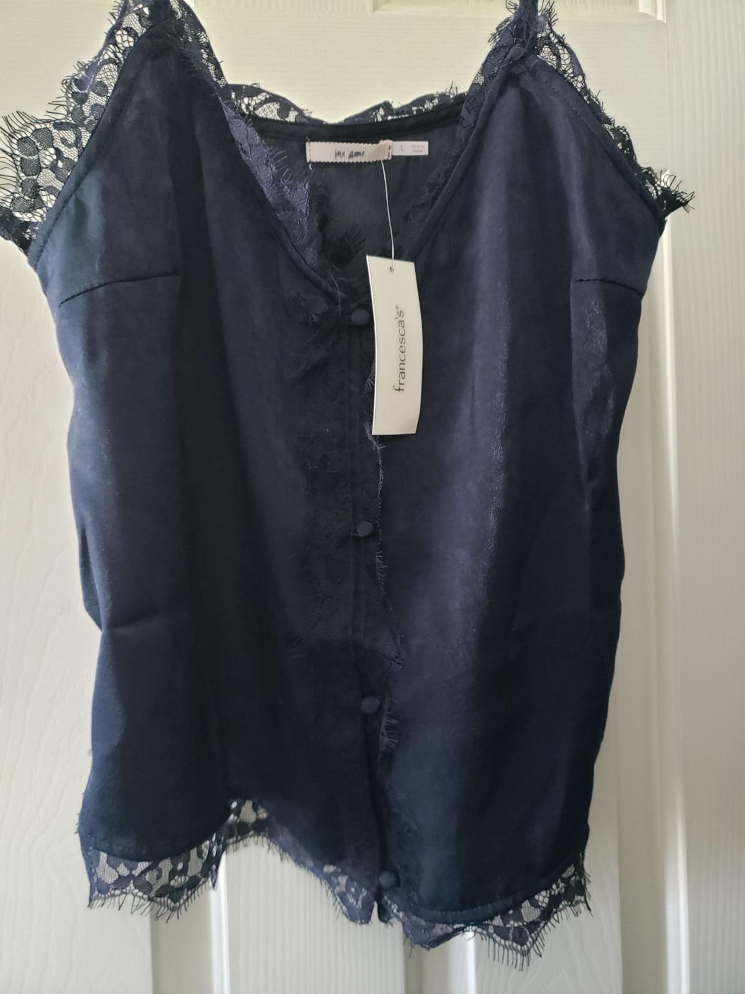 Francessca's lace cami Top