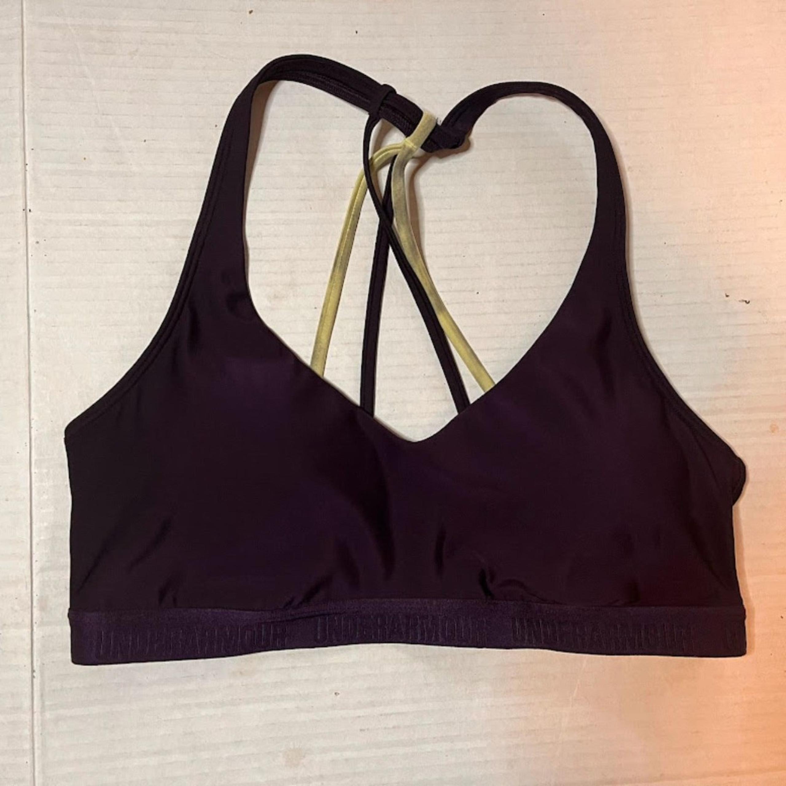 Under Armour Women's Activewear Athleisure Athletic Sports Purple Bra SZ S*SEE