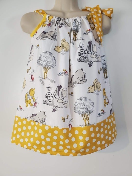 Winnie the Pooh Togetherish dress sz 3-4