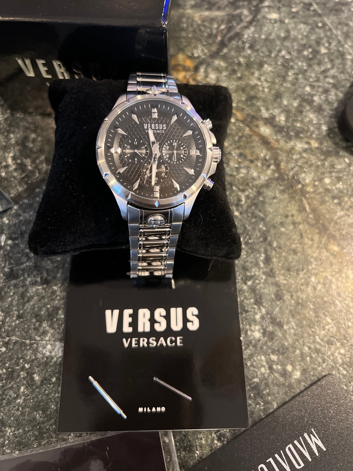 Versus Versace Chrono Lion Modern Round Chronograph Watch