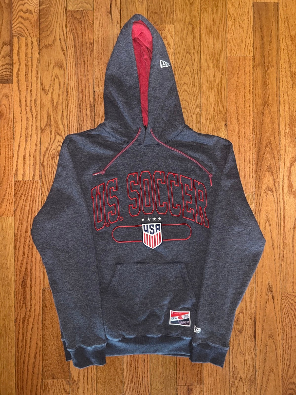 US Soccer USMNT New Era Sewn Hoodie Size Medium