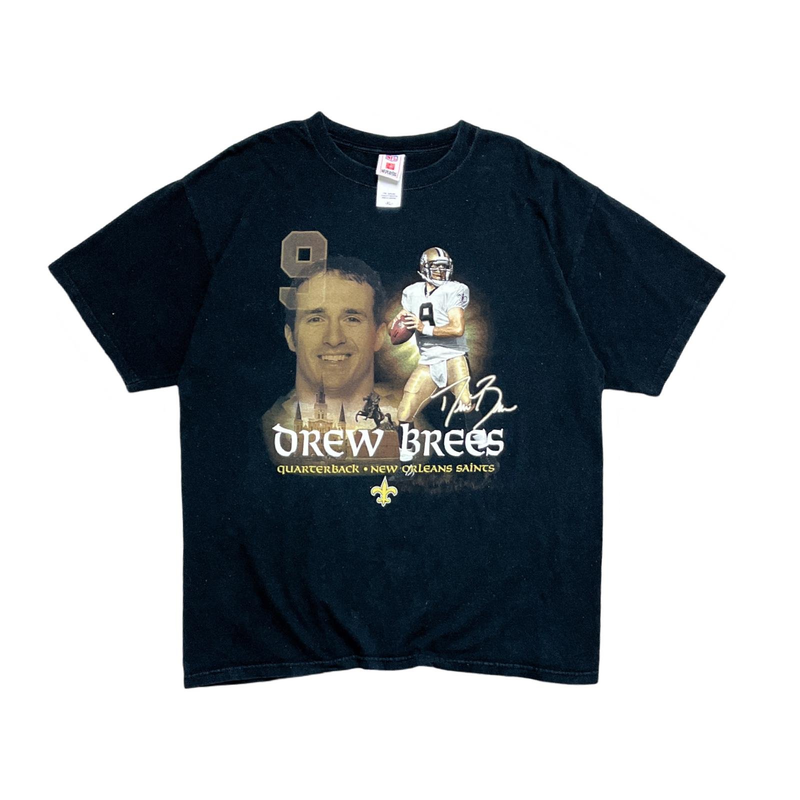 (XL) Vintage Y2k Drew Brees New Orleans Saints T-shirt