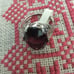 Silver plated ring size 7.5