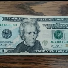 Fancy 20 Bill binary triad