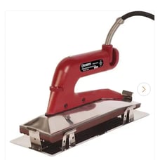 ROBERTS Deluxe Heat Bond Carpet Iron with Non-Stick, Grooved Base
