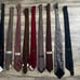 Lot of 14 Vintage Mens Neck Ties Mixed Designer Christian Dior