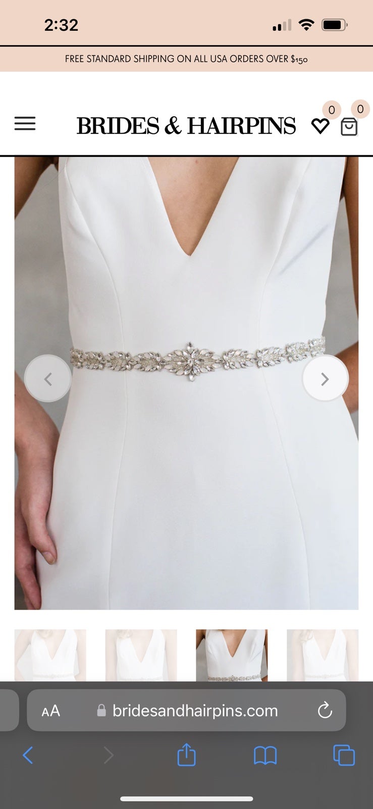 Bridal belt or hair piece