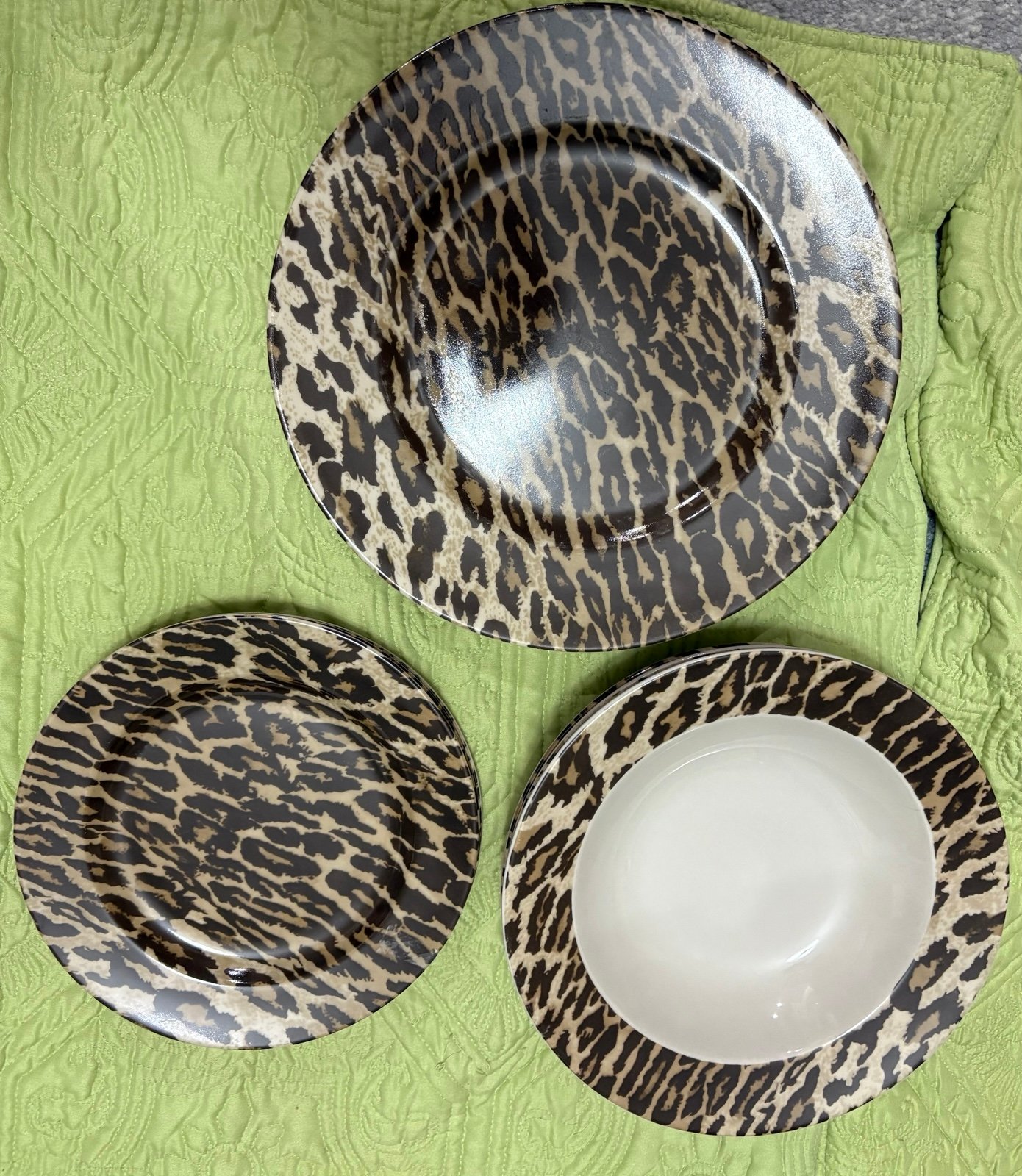 【メーカー直送】 Nick & 10 Fifth 222 Bowls & Plates LEOPARD JIM JUNGLE Nora バーベキュー・調理用品