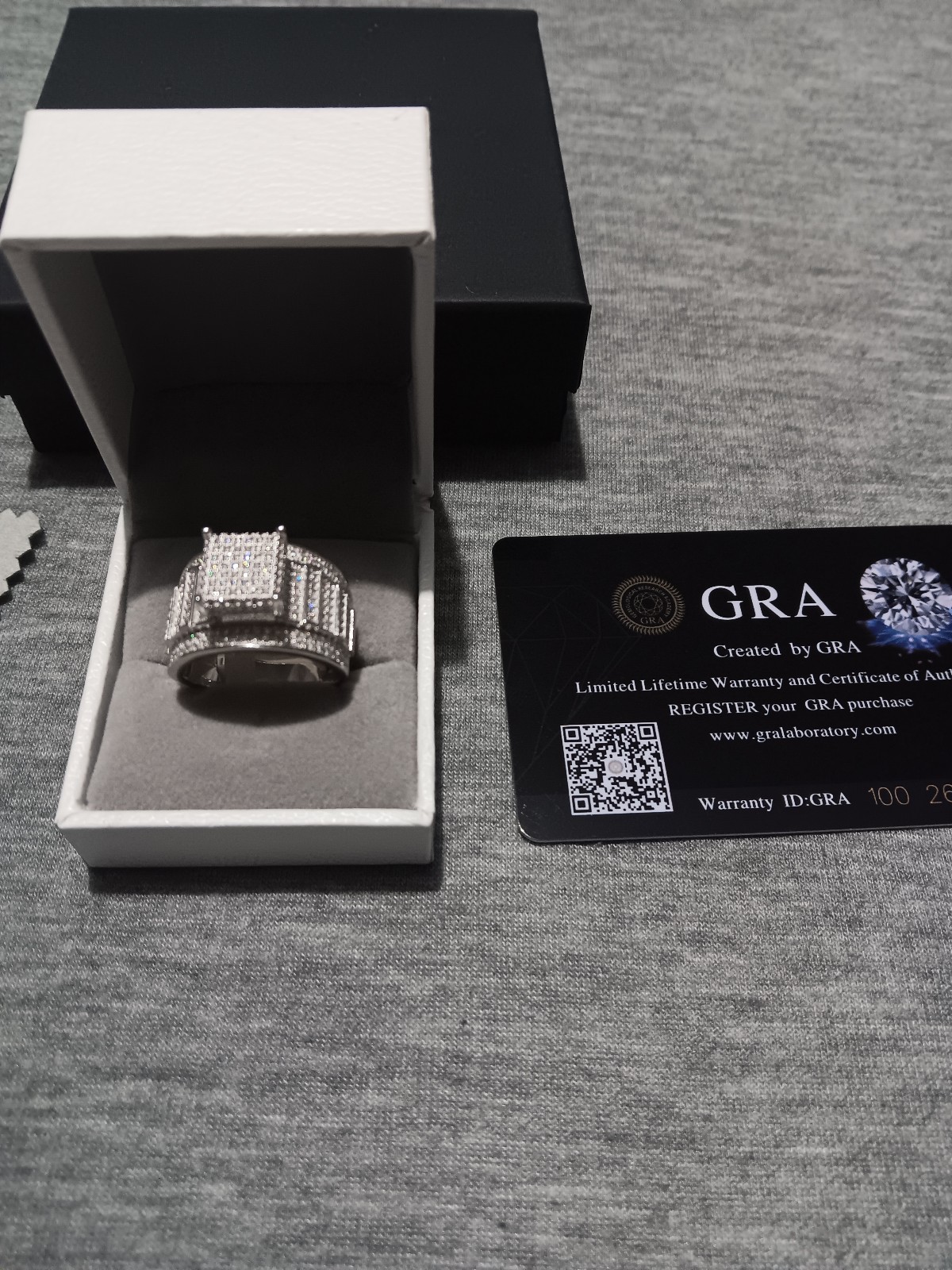 MOTHER'S DAY SPECIAL New Women's GRA Moissanite 925 Silver Iced Out Ring!!!