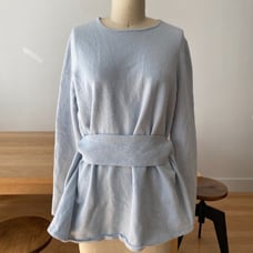 Acne Studios baby-blue waistband detail wool sweater, size S