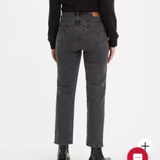 Levis 501 Premium Original Cropped Studded Jeans 24x28