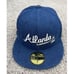 Atlanta Braves Hat Fitted 7 New Era Denim Script 1995 World Series Patch Cap
