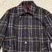 Excellent Condition Takeo Kikuchi Wool Bicolor Long Check Coat, Perfect for Adult Casual Style