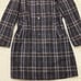 Excellent Condition Takeo Kikuchi Wool Bicolor Long Check Coat, Perfect for Adult Casual Style