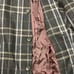 Excellent Condition Takeo Kikuchi Wool Bicolor Long Check Coat, Perfect for Adult Casual Style