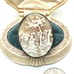 Antique Vintage Womens Brooch 10K Gold Carved Shell Cameo Lady Landscape Scene