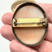 Antique Vintage Womens Brooch 10K Gold Carved Shell Cameo Lady Landscape Scene