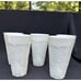5 Indiana Harvest Grape Pattern Milk Glass Tumblers Ice Tea S5