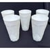 5 Indiana Harvest Grape Pattern Milk Glass Tumblers Ice Tea S5