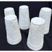 5 Indiana Harvest Grape Pattern Milk Glass Tumblers Ice Tea S5