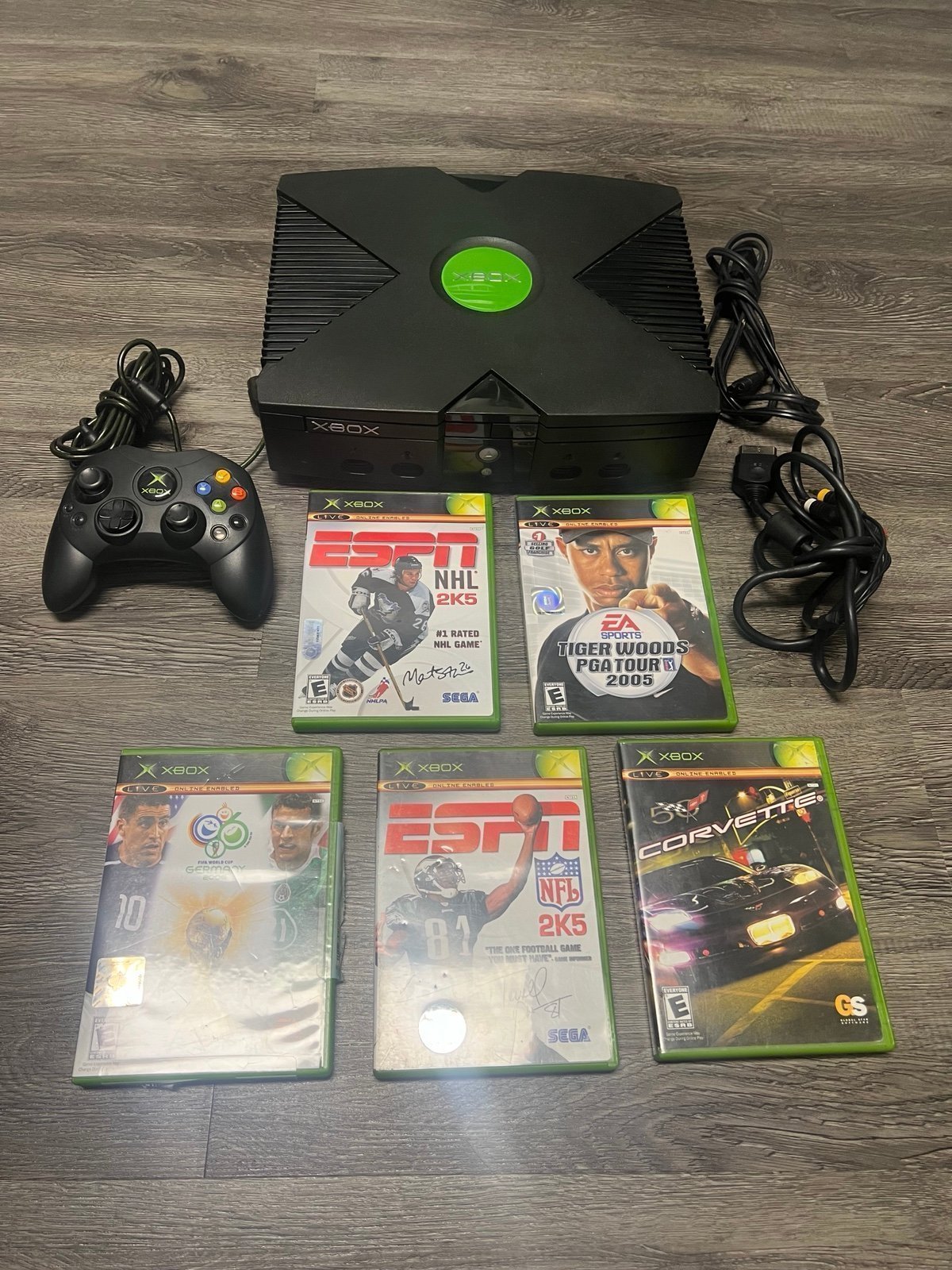 XBOX original + 5 games