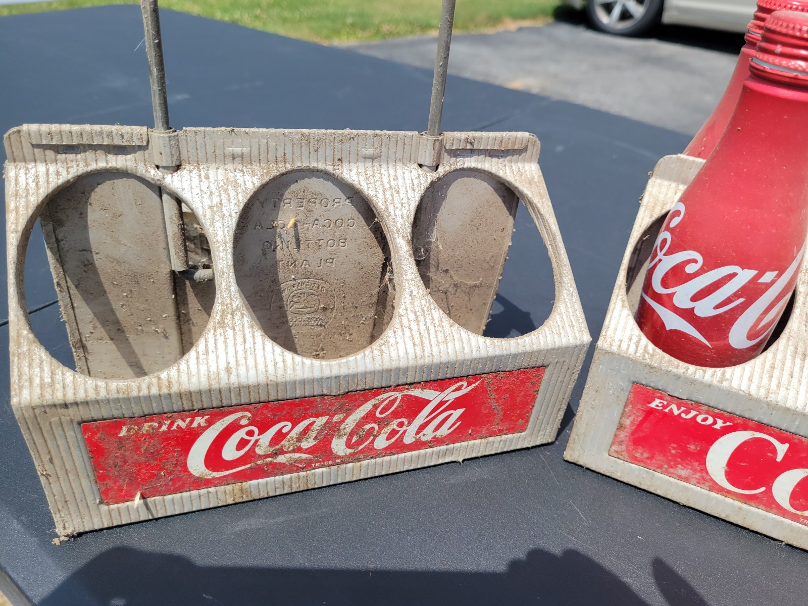 Antique Coke 6 pack carrier