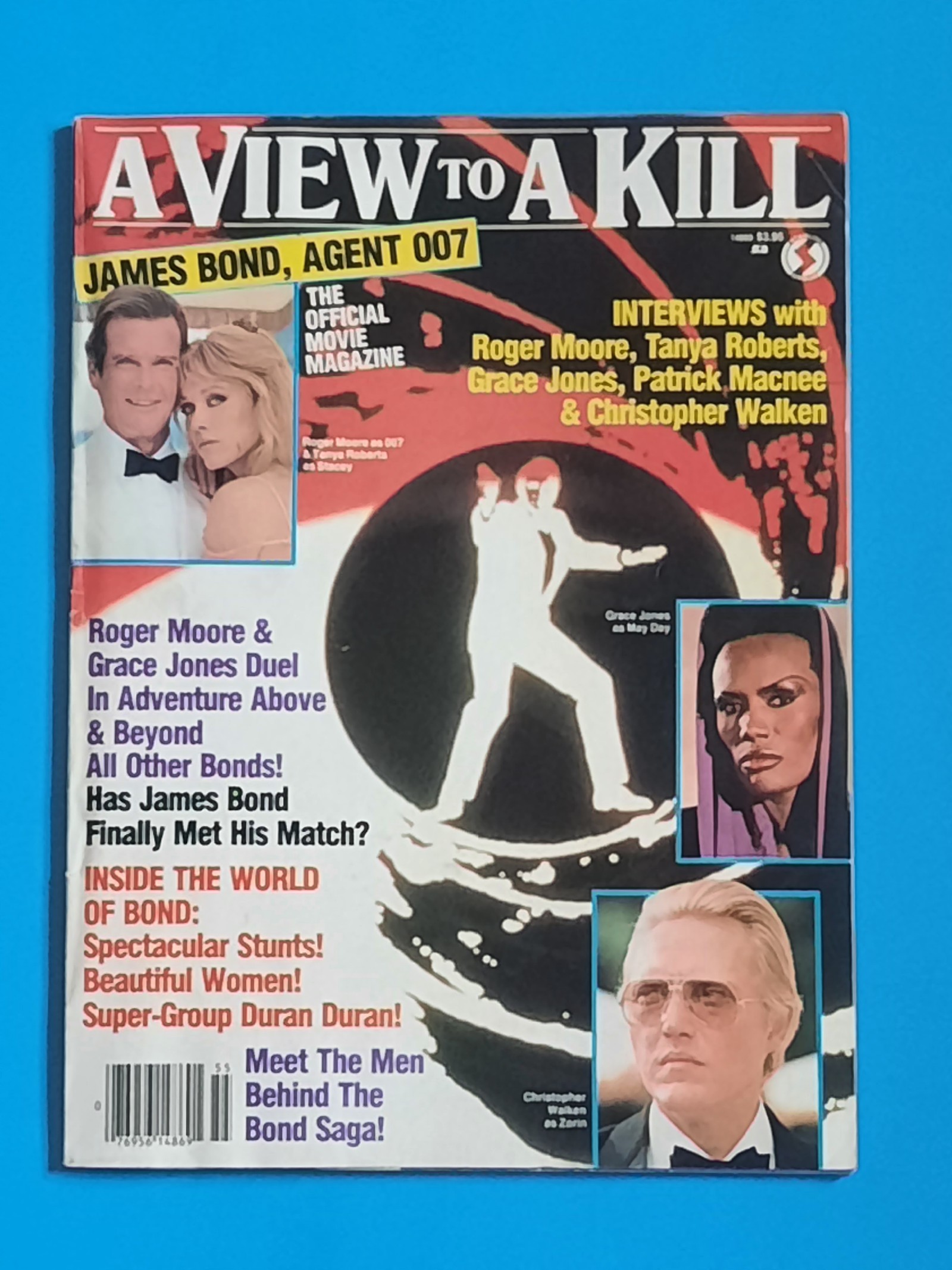 A VIEW TO A KILL James Bond Magazine & Ads