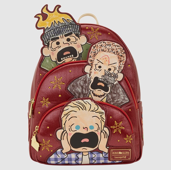Home Alone Triple Pocket Mini Backpack
