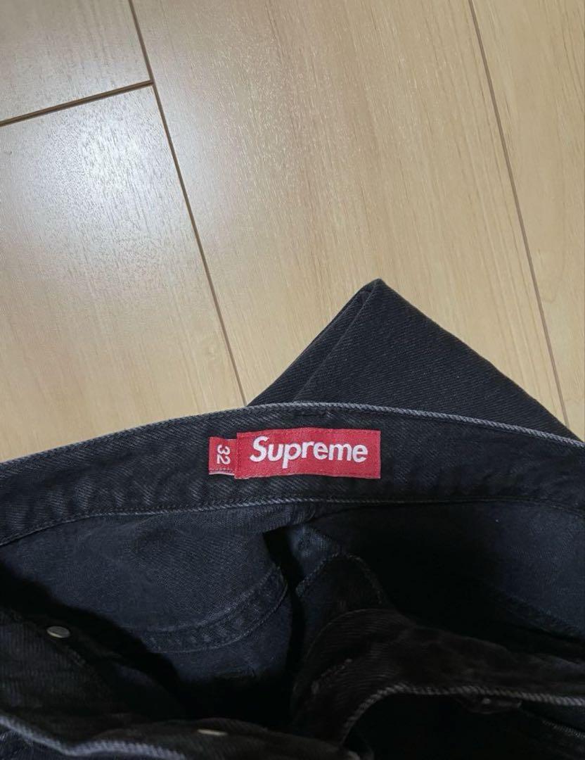 Supreme Baggy Jean Black 32 inch