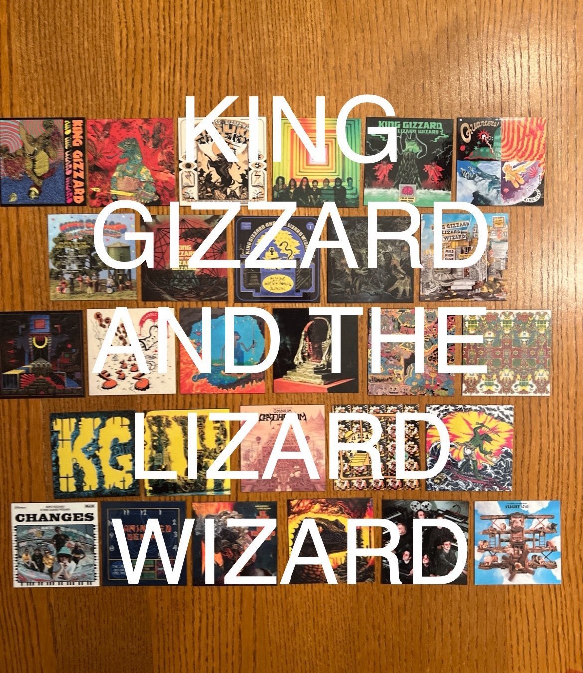 King Gizzard fridge magnets Lizard Wizard