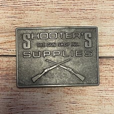 Shooter's Supplies Gun Shop PA Metal Belt Buckle