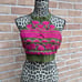 Free People South Coast Halter Embroidered Tie Back Festival Crop