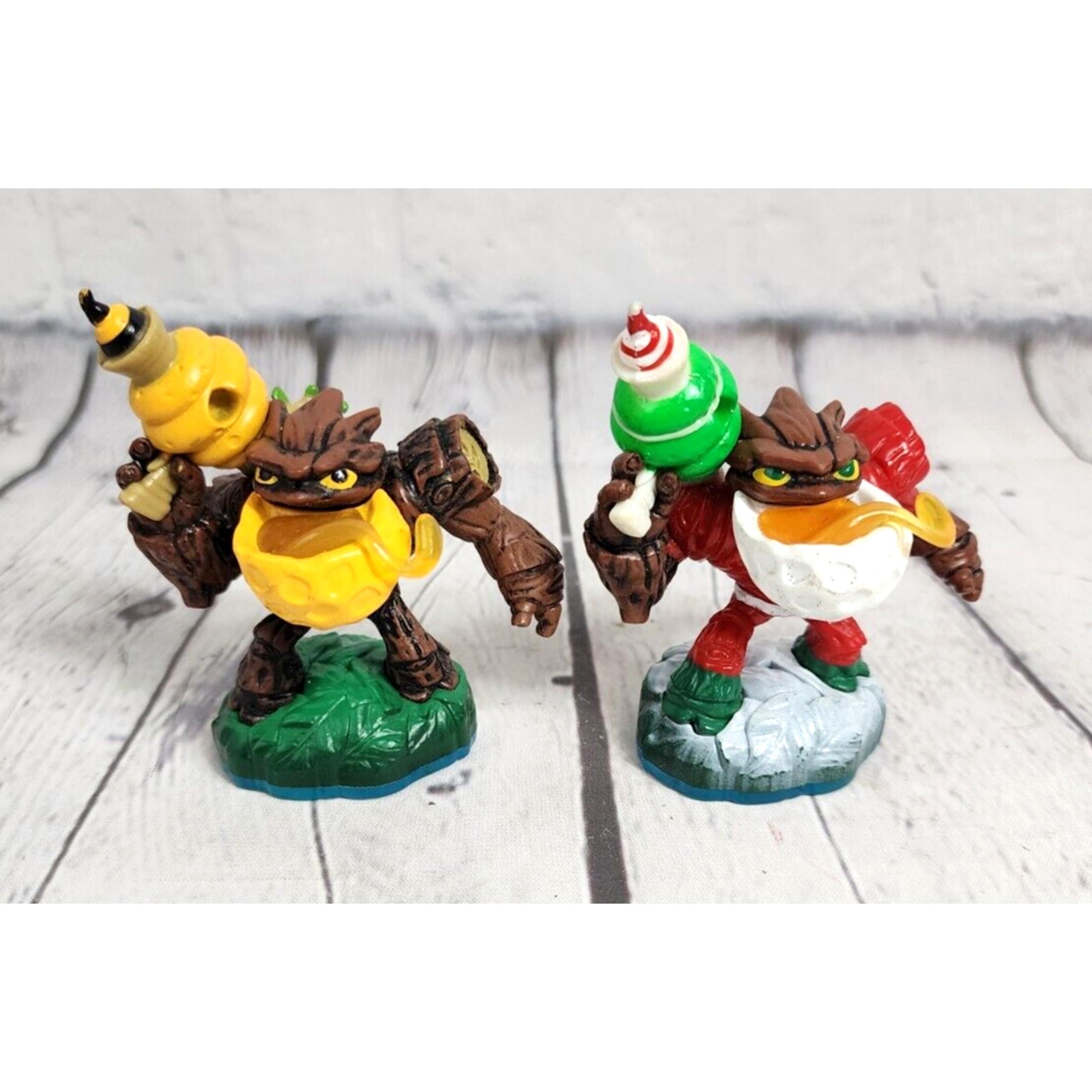 Skylanders Swap Force Trap Team Figures 2x Lot Lightcore BUMBLE BLAST & JOLLY