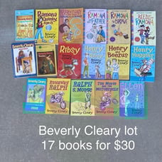 17 Beverly Cleary book lot bundle kids chapter books