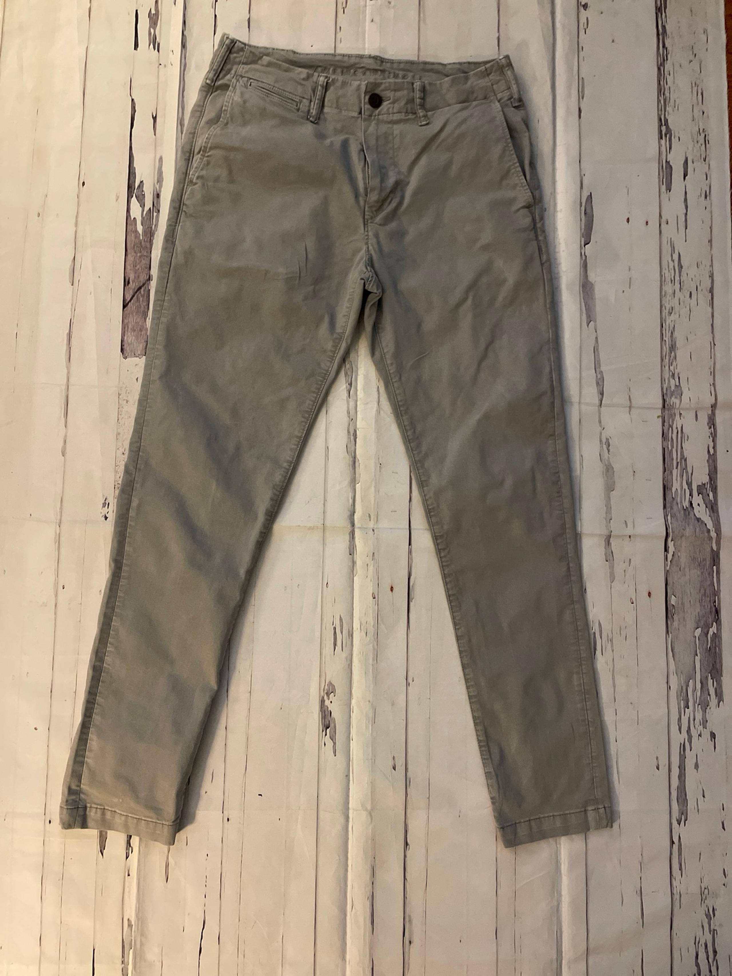 American eagle 31x33  skinny cargo pants grey