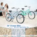 7-Speed Beach Cruiser Bike | 26 Wheels | Multiple Colors