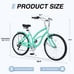 7-Speed Beach Cruiser Bike | 26 Wheels | Multiple Colors