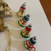 Large Lot Of 25 Christmas VINTAGE Ornaments Angels Bells Santa train bird