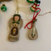 Large Lot Of 25 Christmas VINTAGE Ornaments Angels Bells Santa train bird
