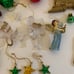 Large Lot Of 25 Christmas VINTAGE Ornaments Angels Bells Santa train bird