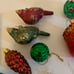 Large Lot Of 25 Christmas VINTAGE Ornaments Angels Bells Santa train bird