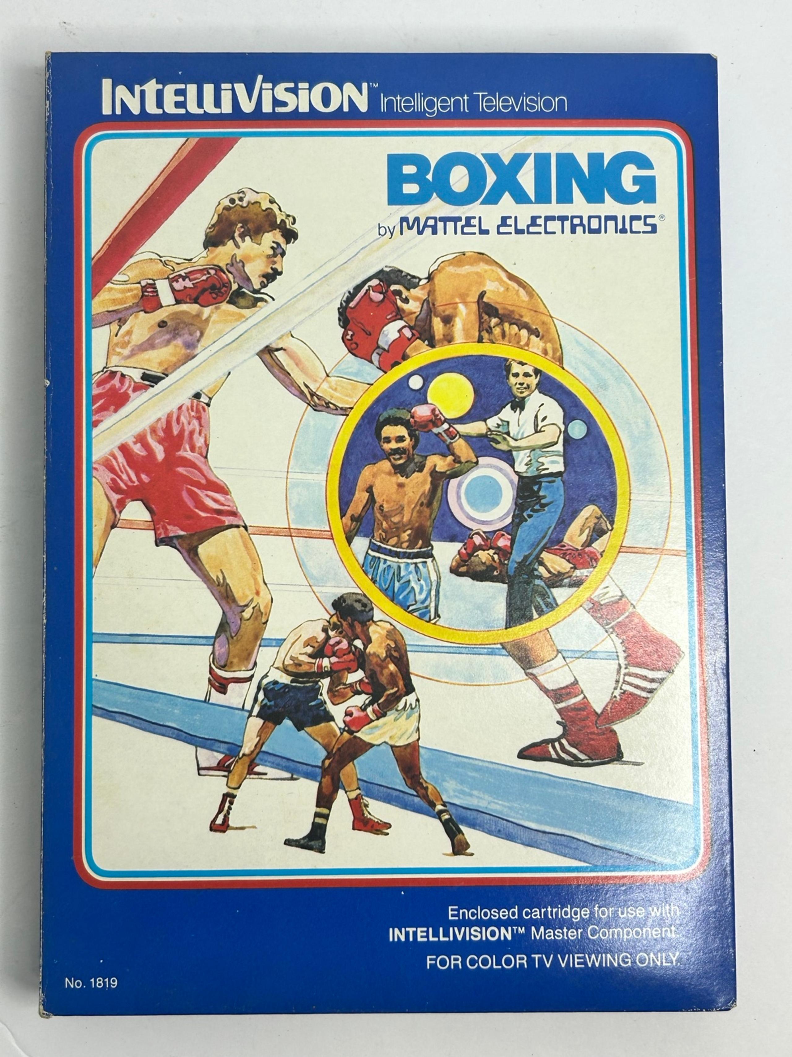 Intellivision BOXING 1980 Mattel Electronics