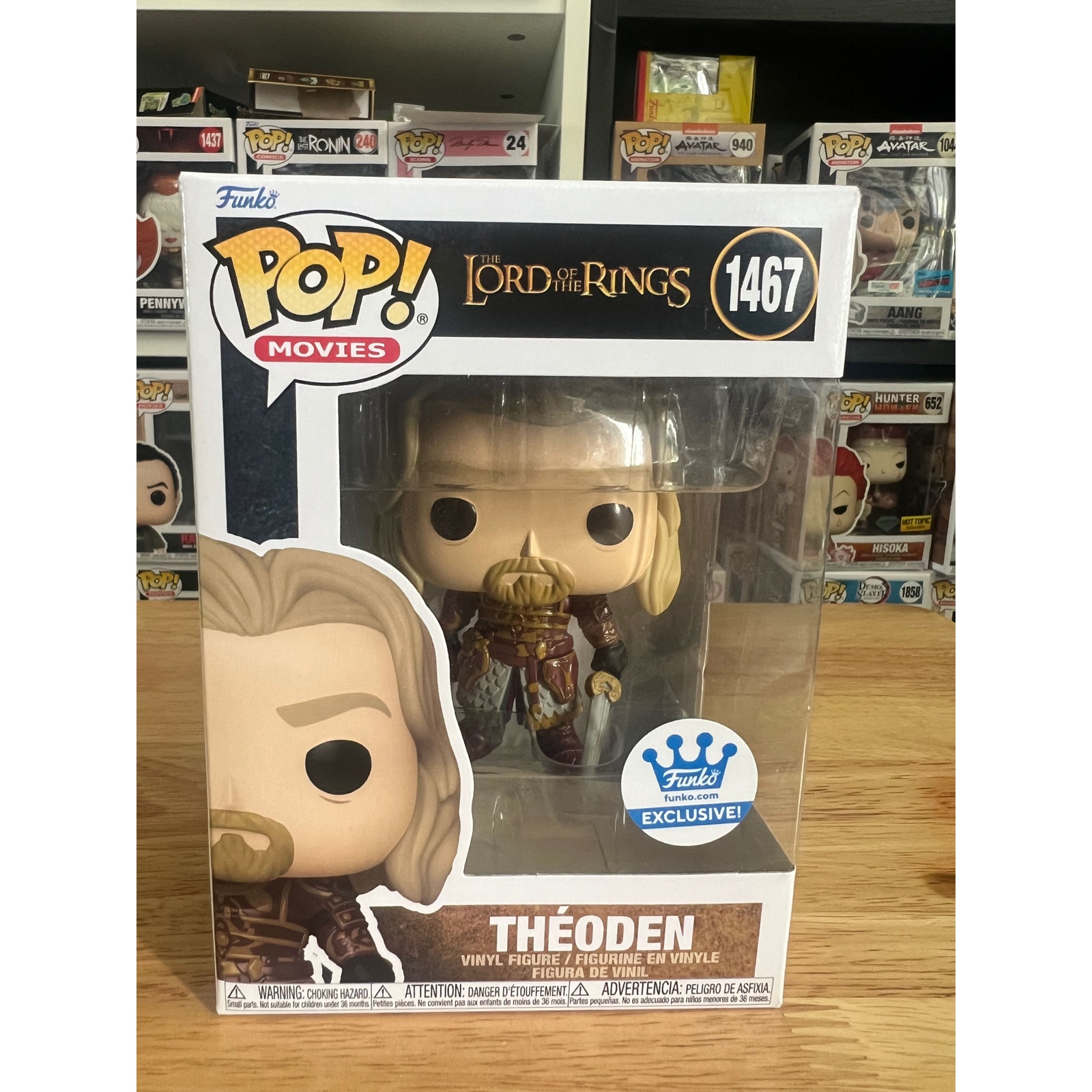 EXCLUSIVE Theoden Funko Pop Lord of the Rings #1467 LOTR Movies Bernard Hill